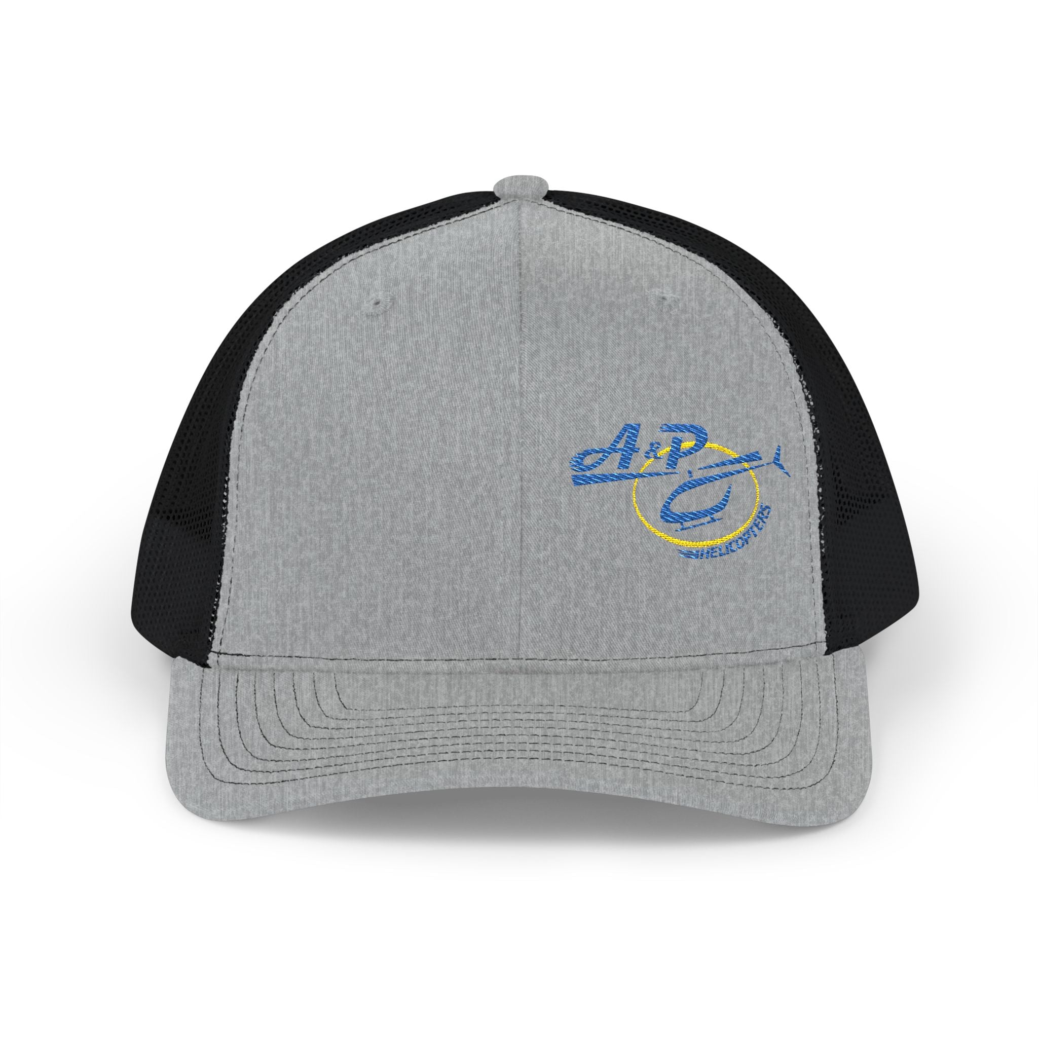 Trucker Cap with Blue & Yellow Embroidered Logo