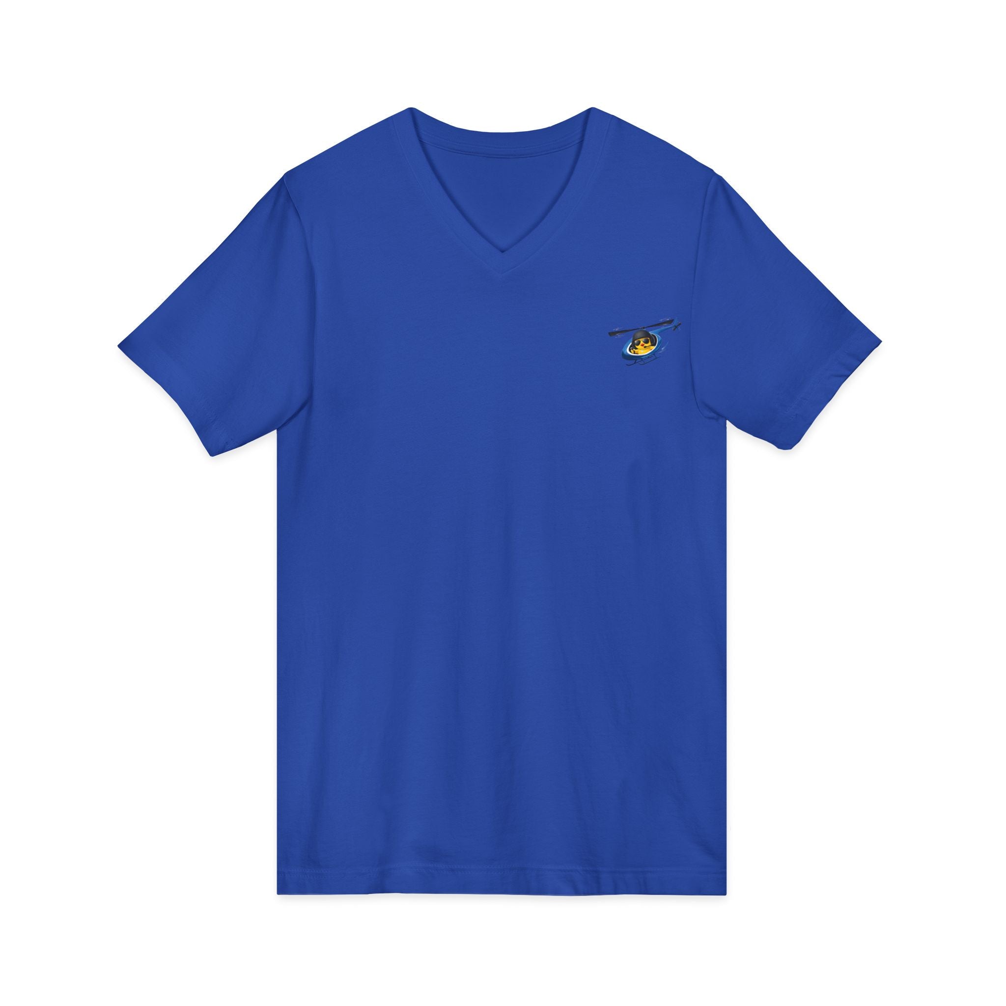 Flying Heli-Chick V-Neck Tee