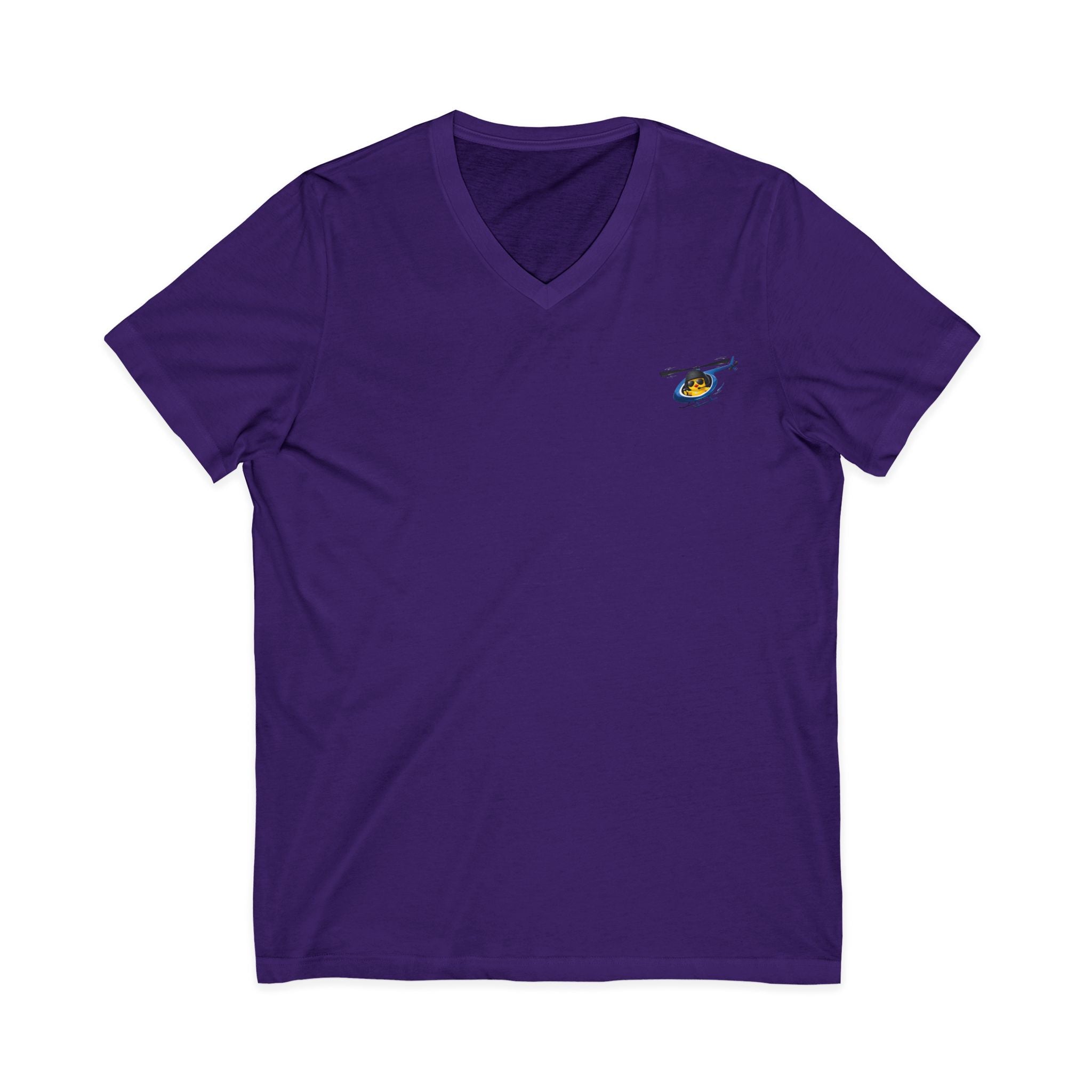 Flying Heli-Chick V-Neck Tee