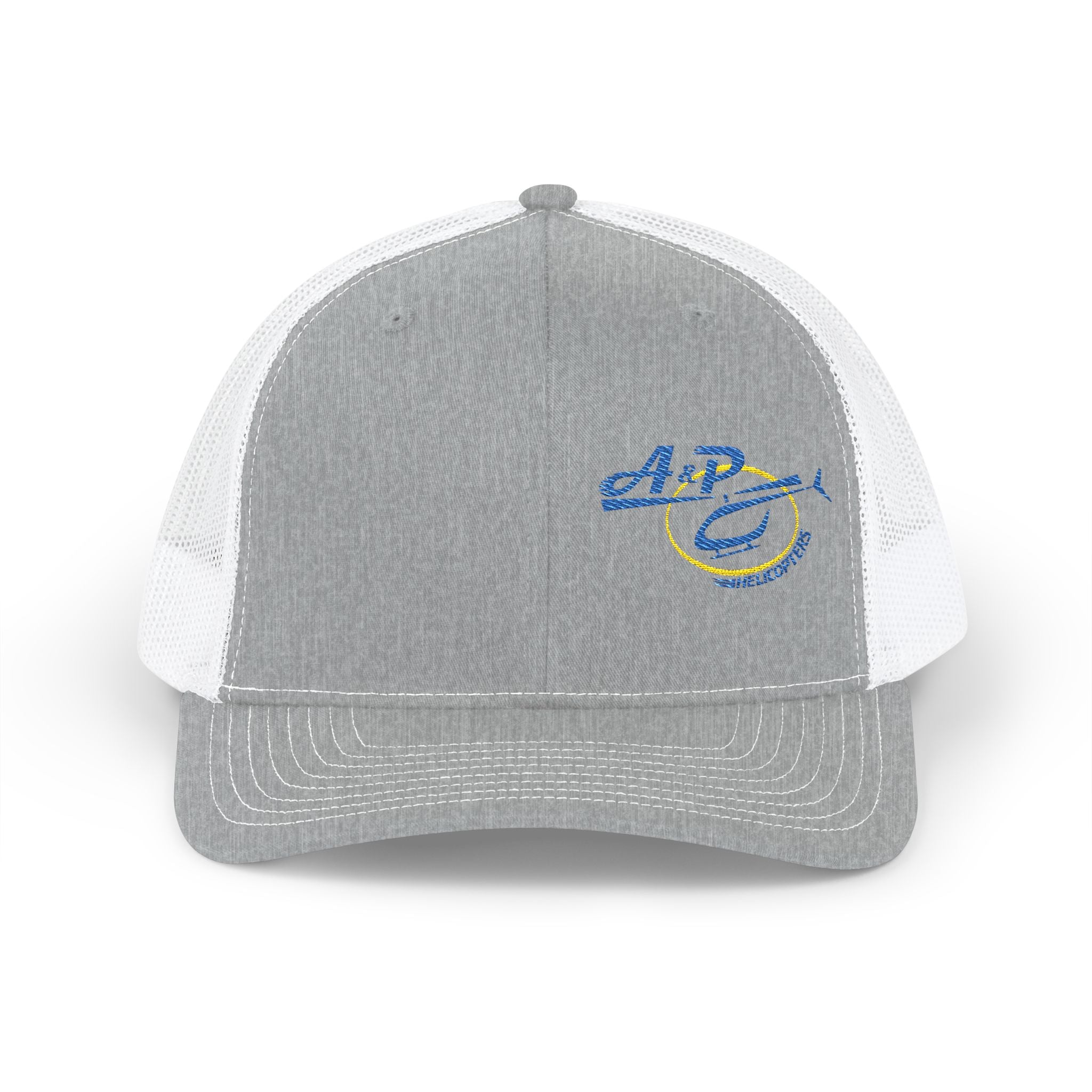 Trucker Cap with Blue & Yellow Embroidered Logo