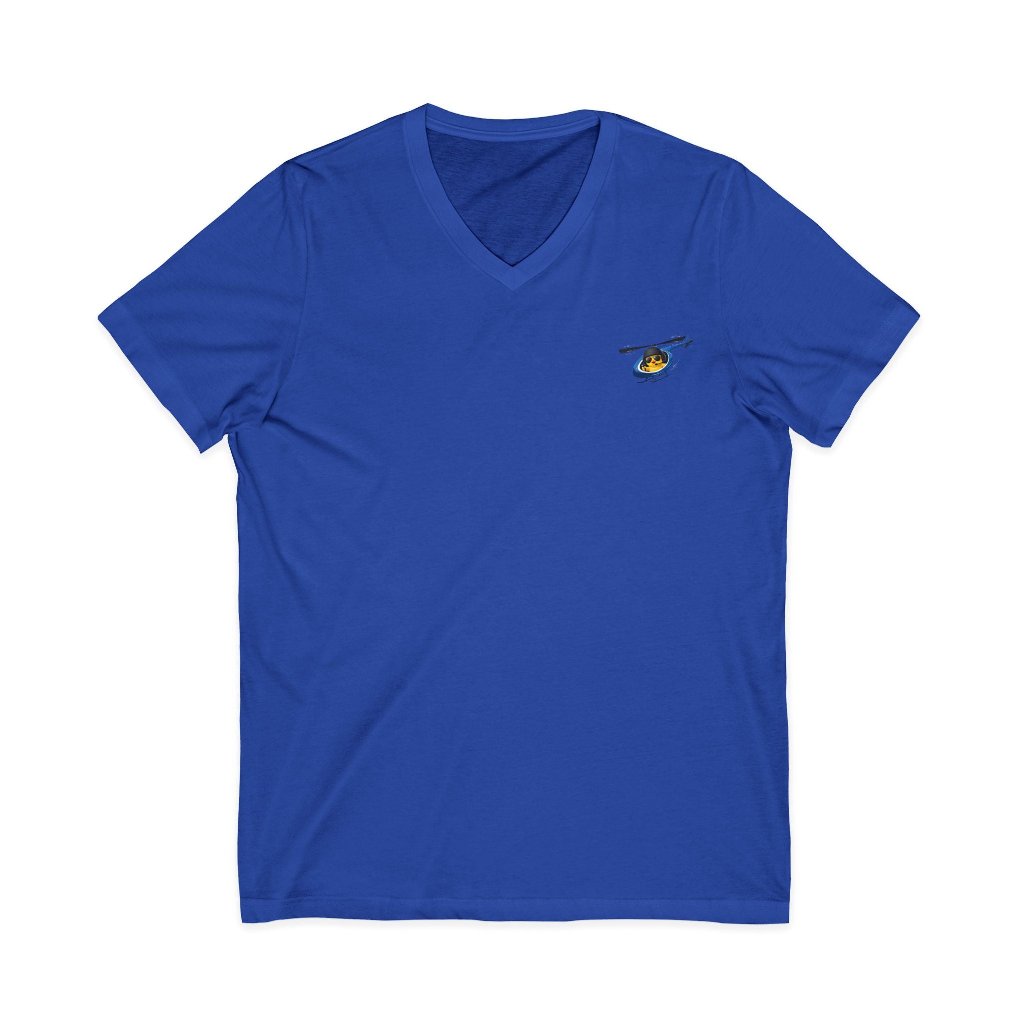 Flying Heli-Chick V-Neck Tee