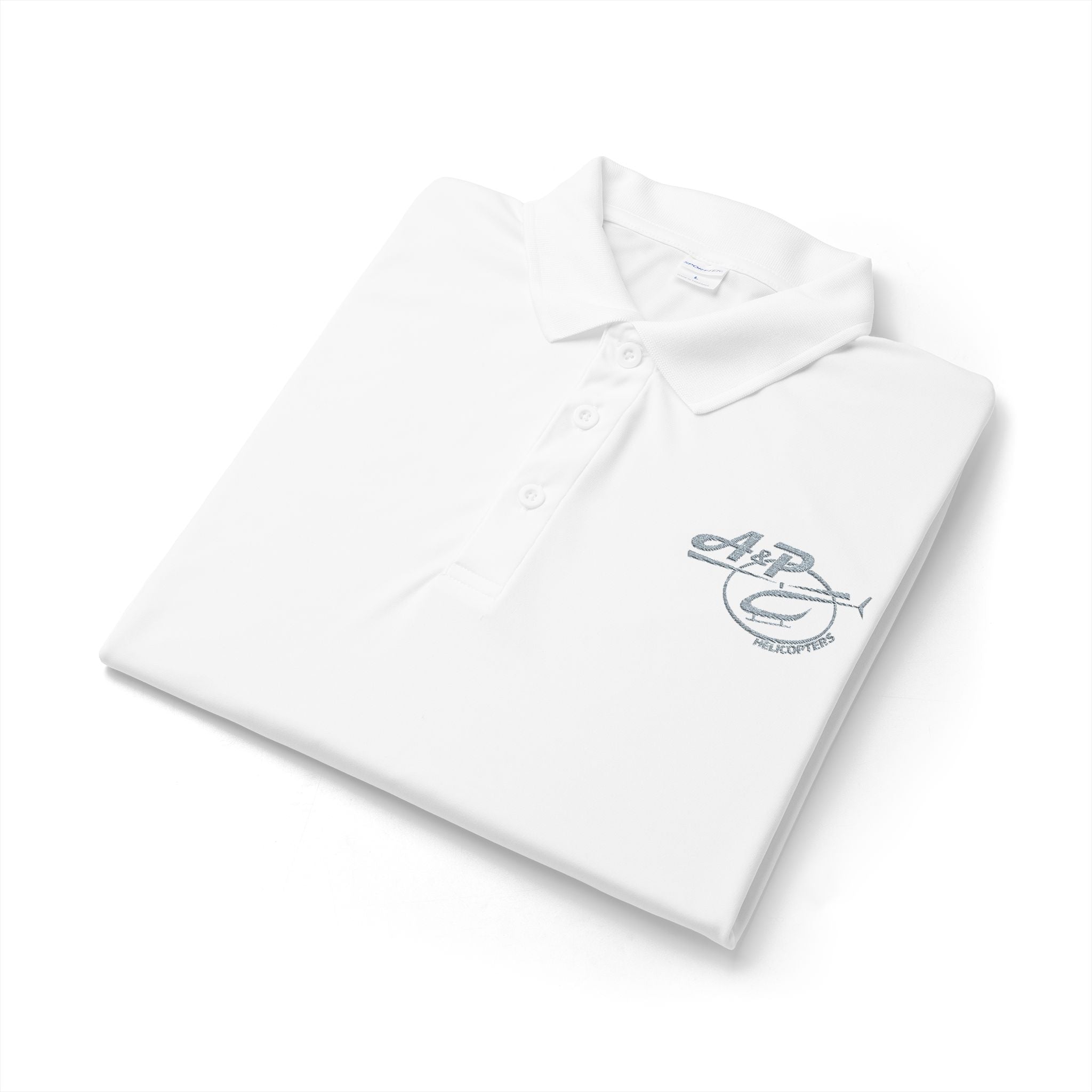 Women's Embroidered Logo (Gray) Sport Polo