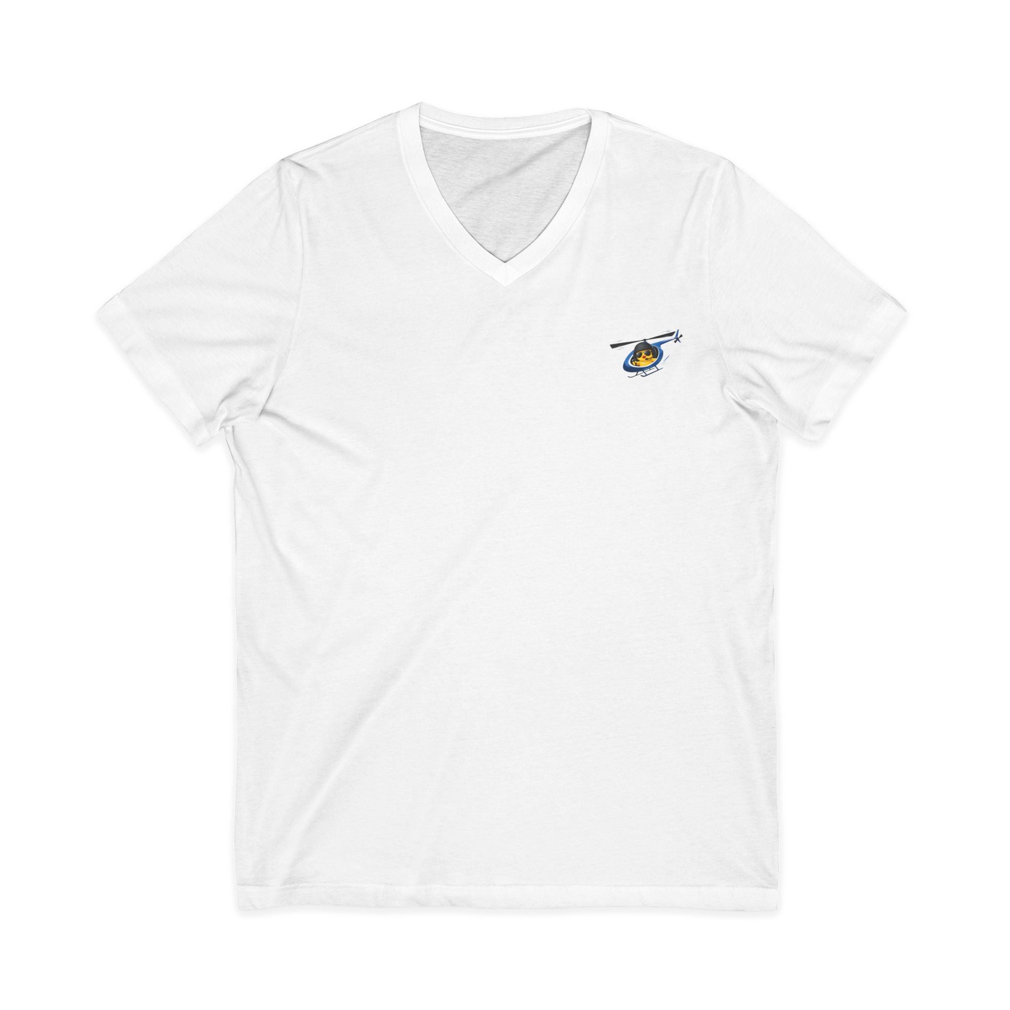 Flying Heli-Chick V-Neck Tee