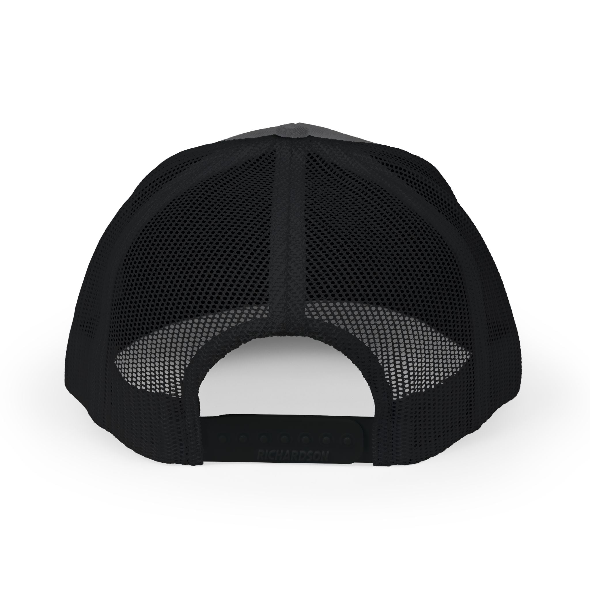 Trucker Cap with Dark Gray Embroidered Logo
