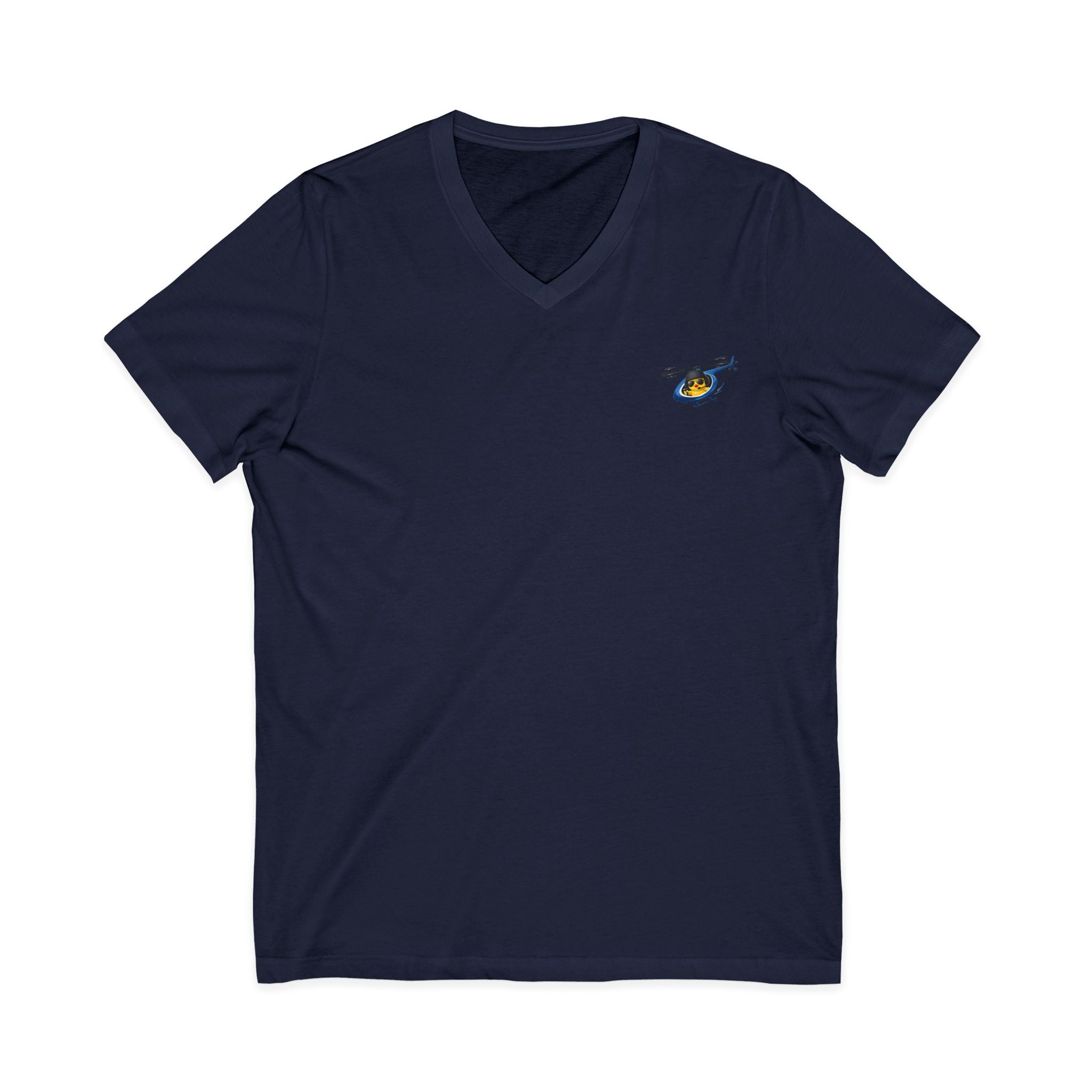 Flying Heli-Chick V-Neck Tee