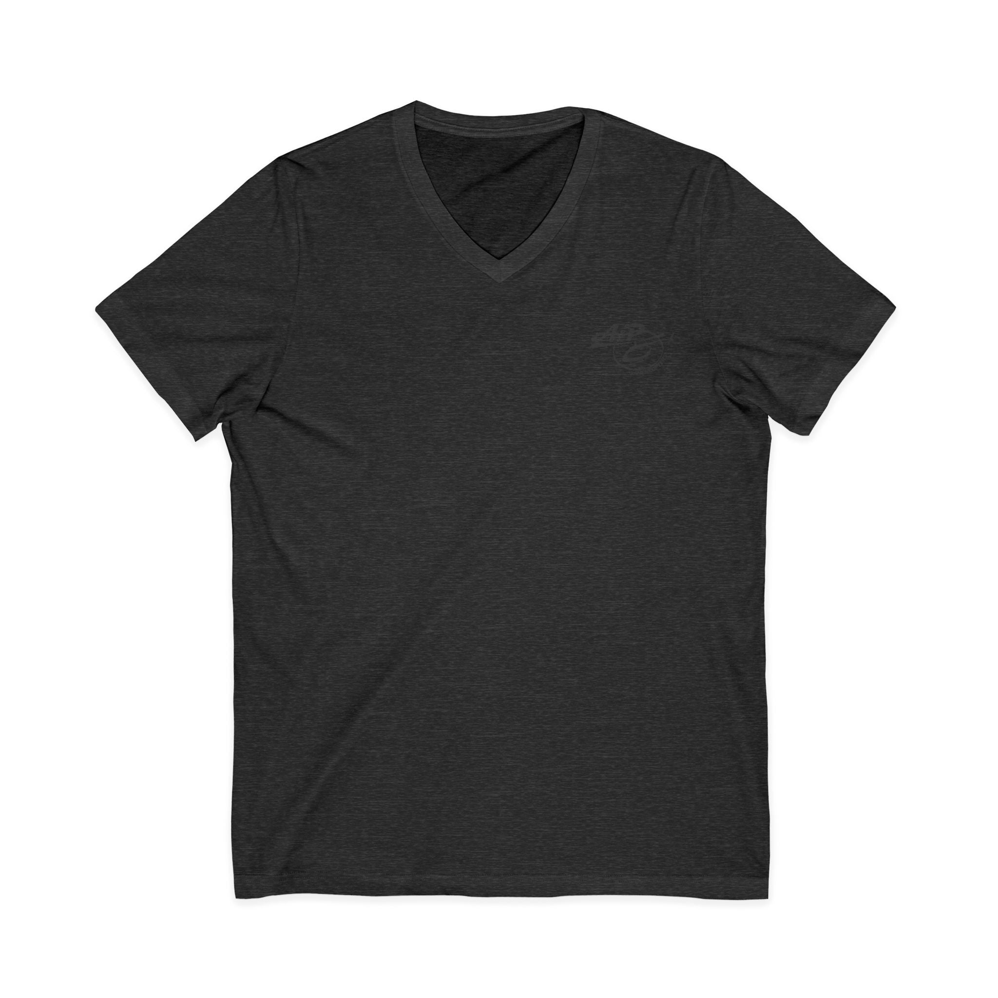 Dark Gray Logo V-Neck Tee