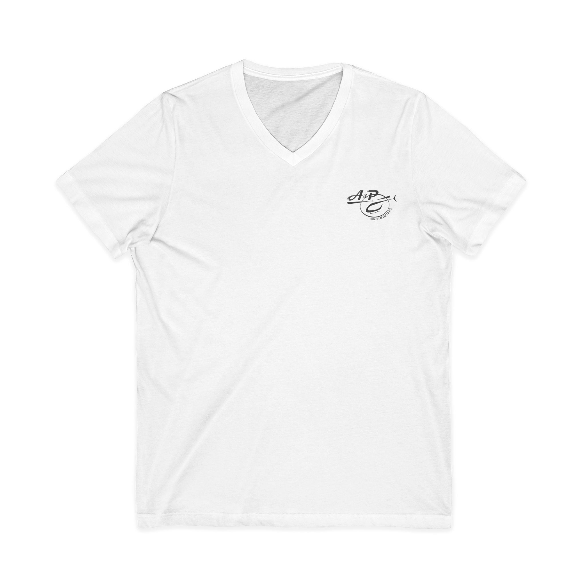 Dark Gray Logo V-Neck Tee