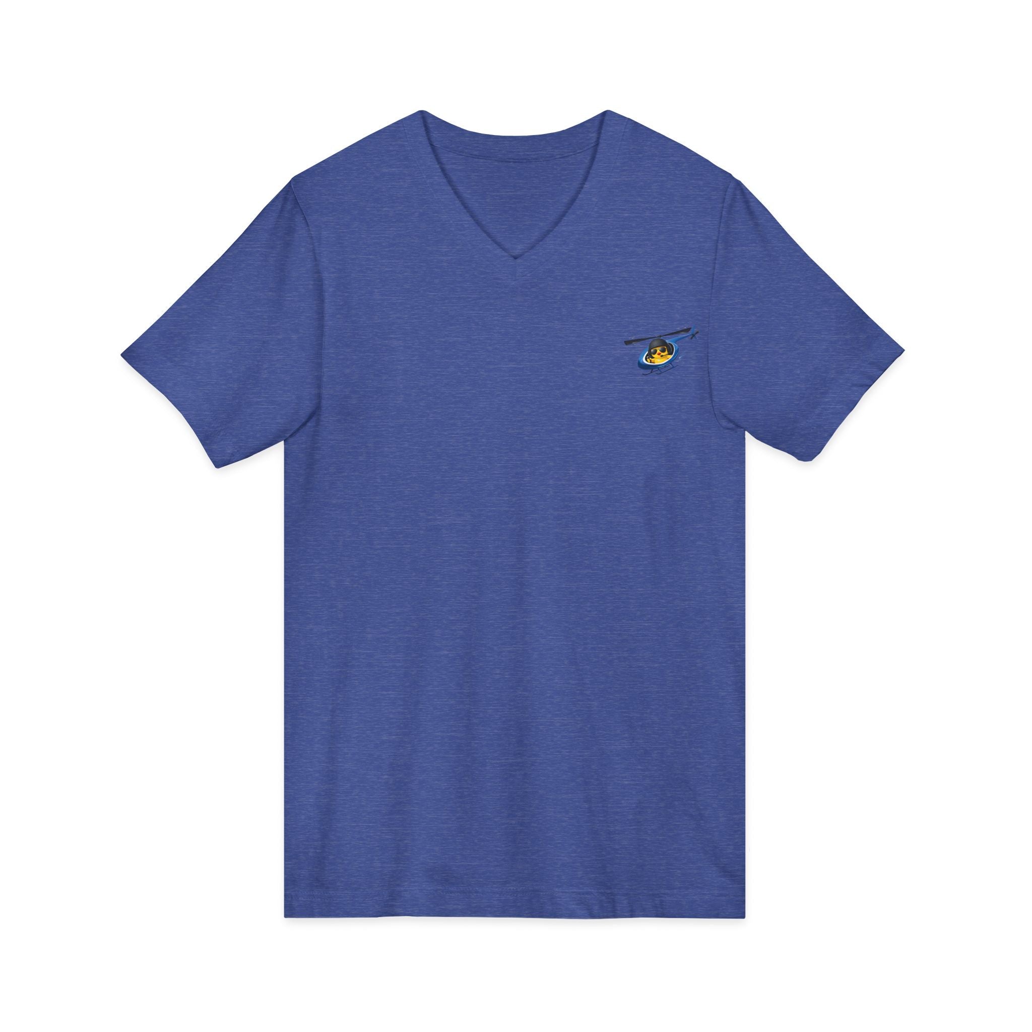 Flying Heli-Chick V-Neck Tee