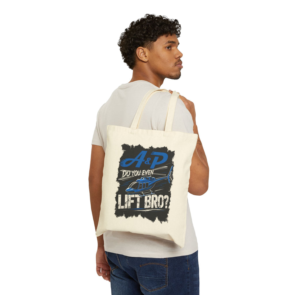 Do You Even Lift Cotton Canvas Tote Bag