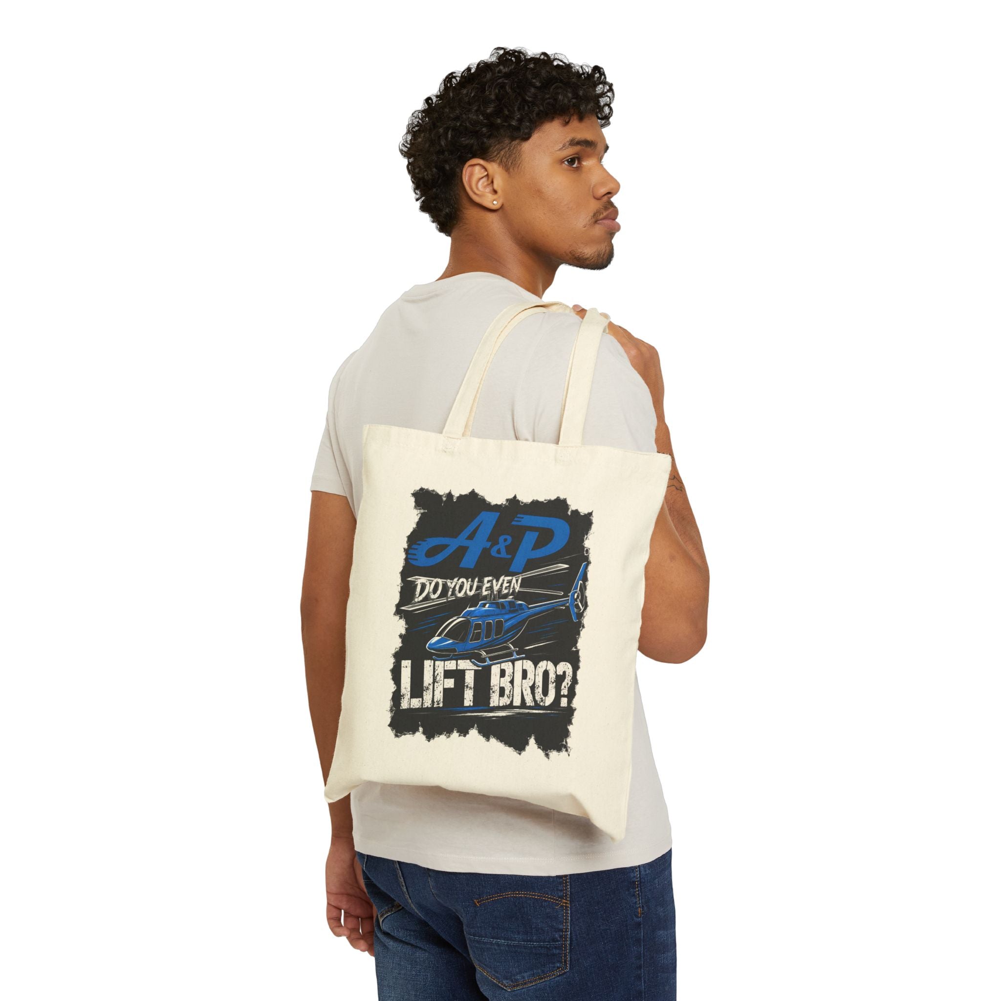Do You Even Lift Cotton Canvas Tote Bag