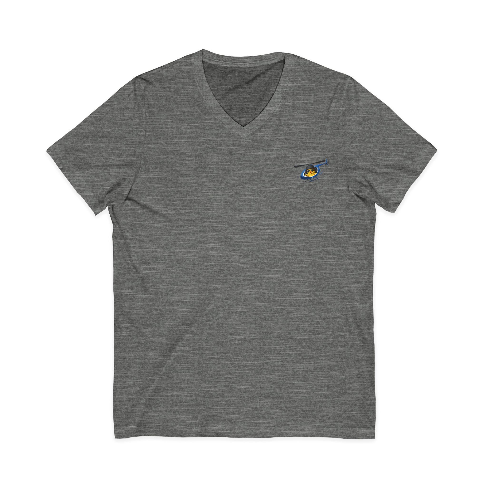 Flying Heli-Chick V-Neck Tee