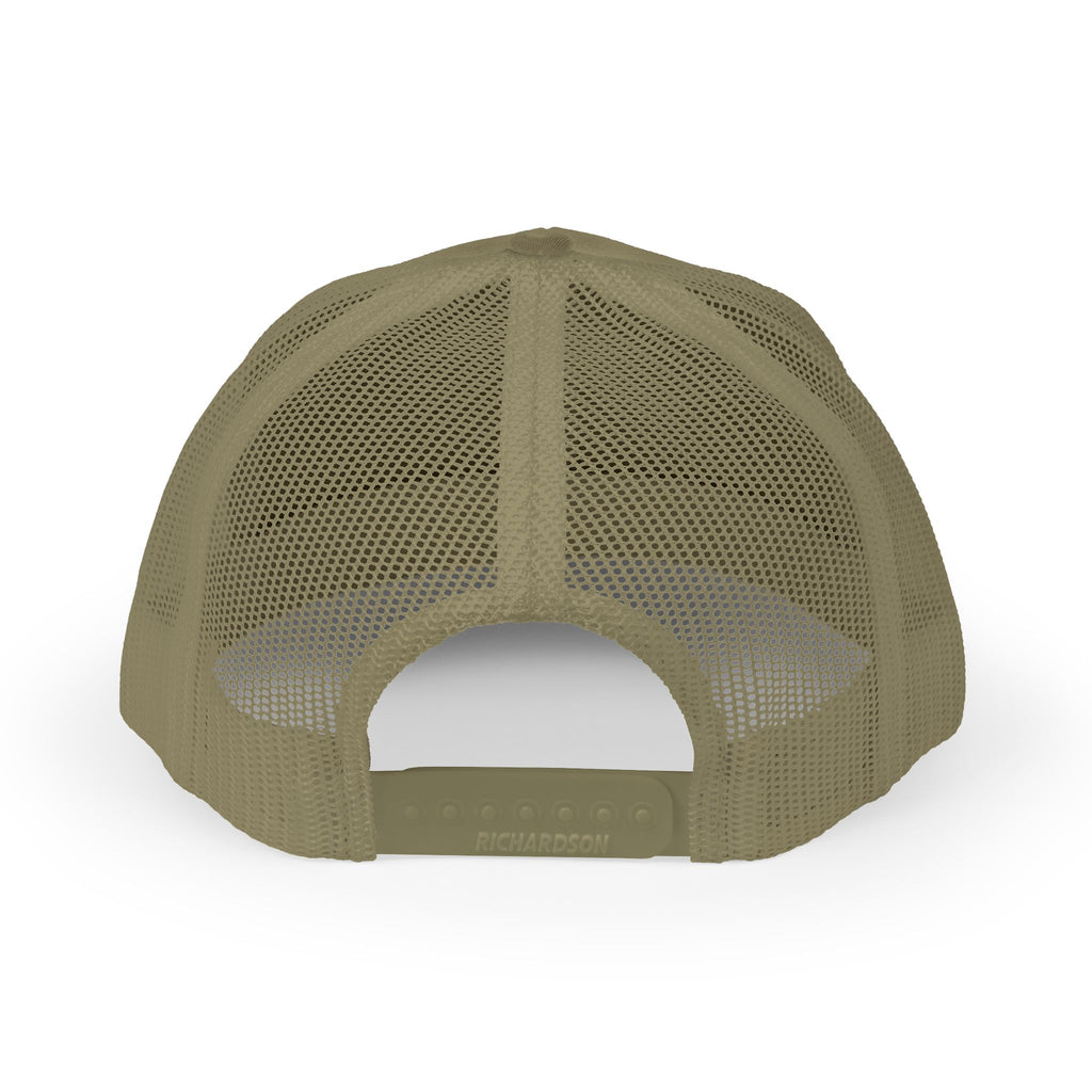 Trucker Cap with Blue & Yellow Embroidered Logo