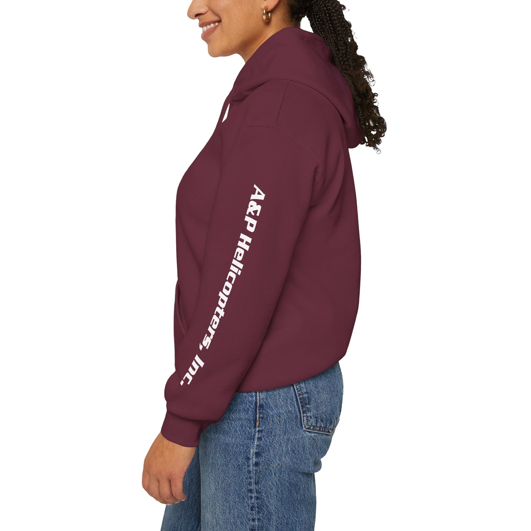Unisex Heavy Blend™ Hooded Sweatshirt w/Arm Branding