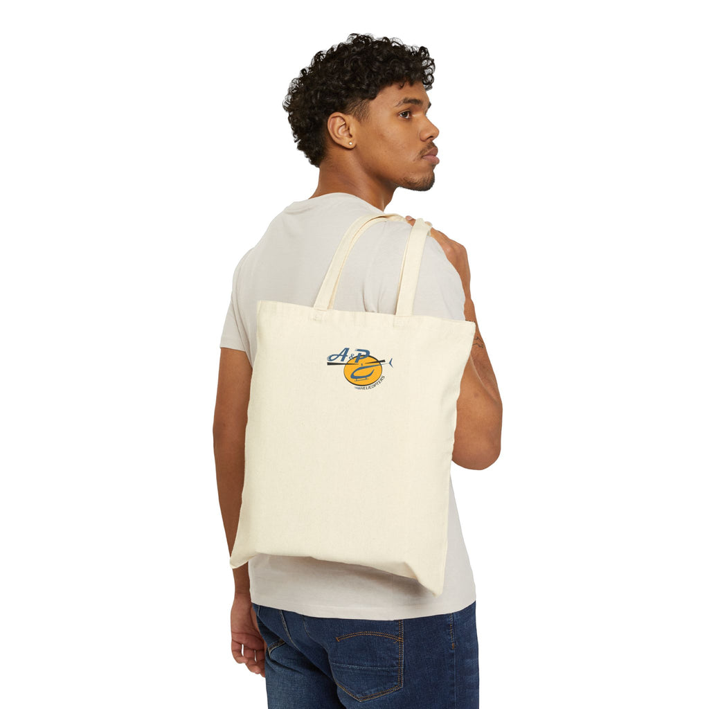 Heli-Chick Cotton Canvas Tote Bag