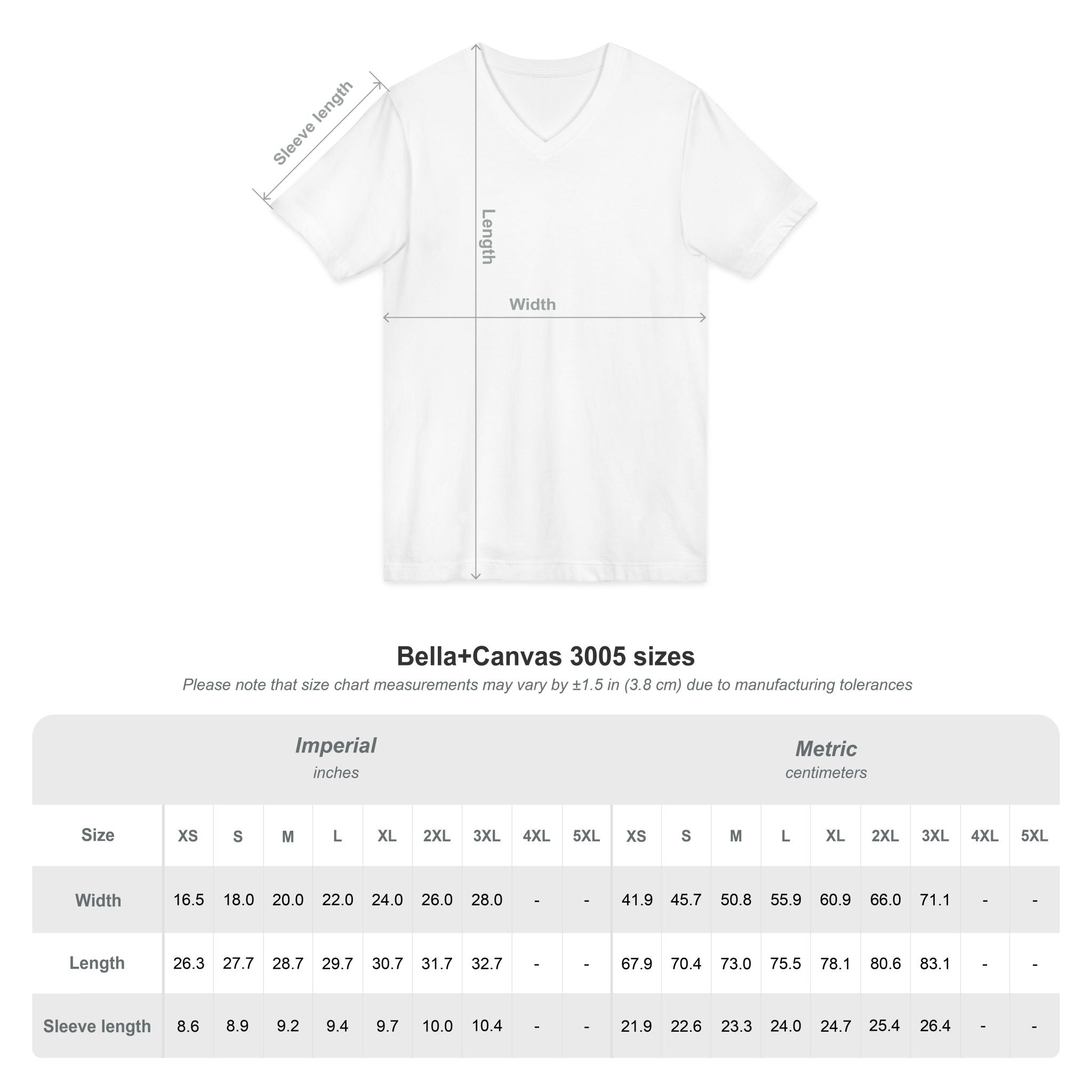 Dark Gray Logo V-Neck Tee
