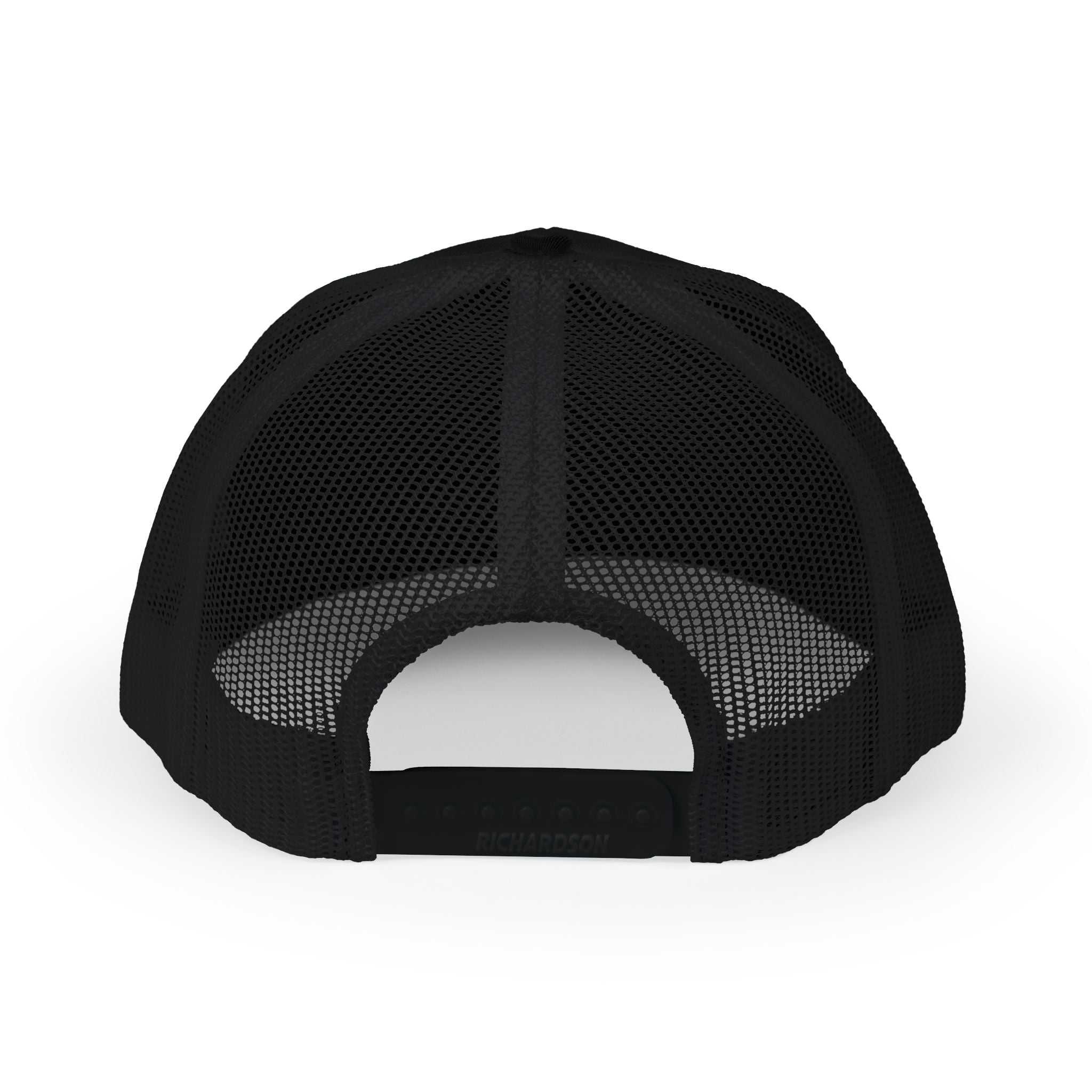 Trucker Cap with Dark Gray Embroidered Logo