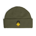 Cuff Beanie - Embroidered Heli-Chick Hat