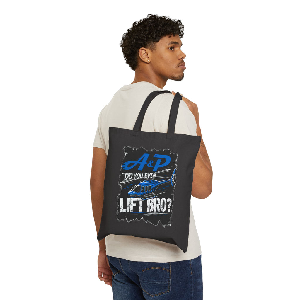 Do You Even Lift Cotton Canvas Tote Bag