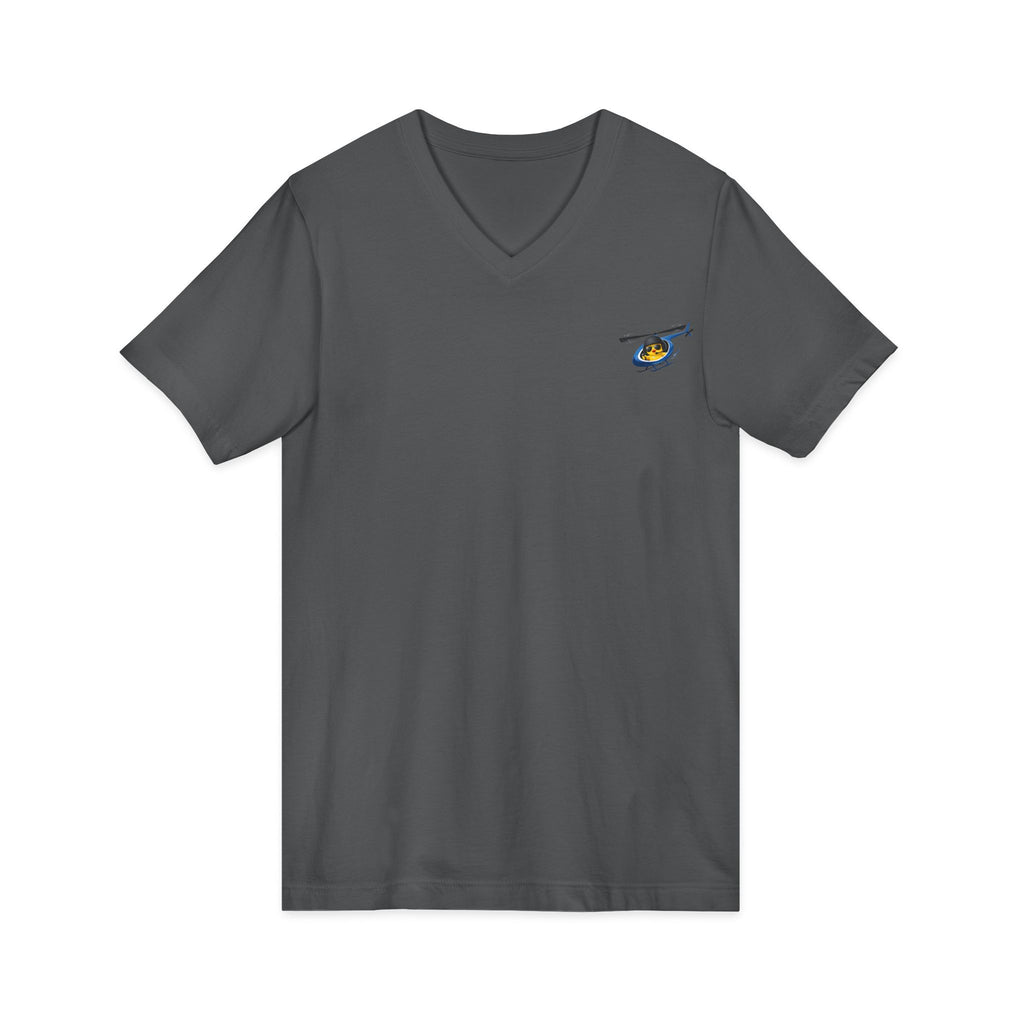 Flying Heli-Chick V-Neck Tee