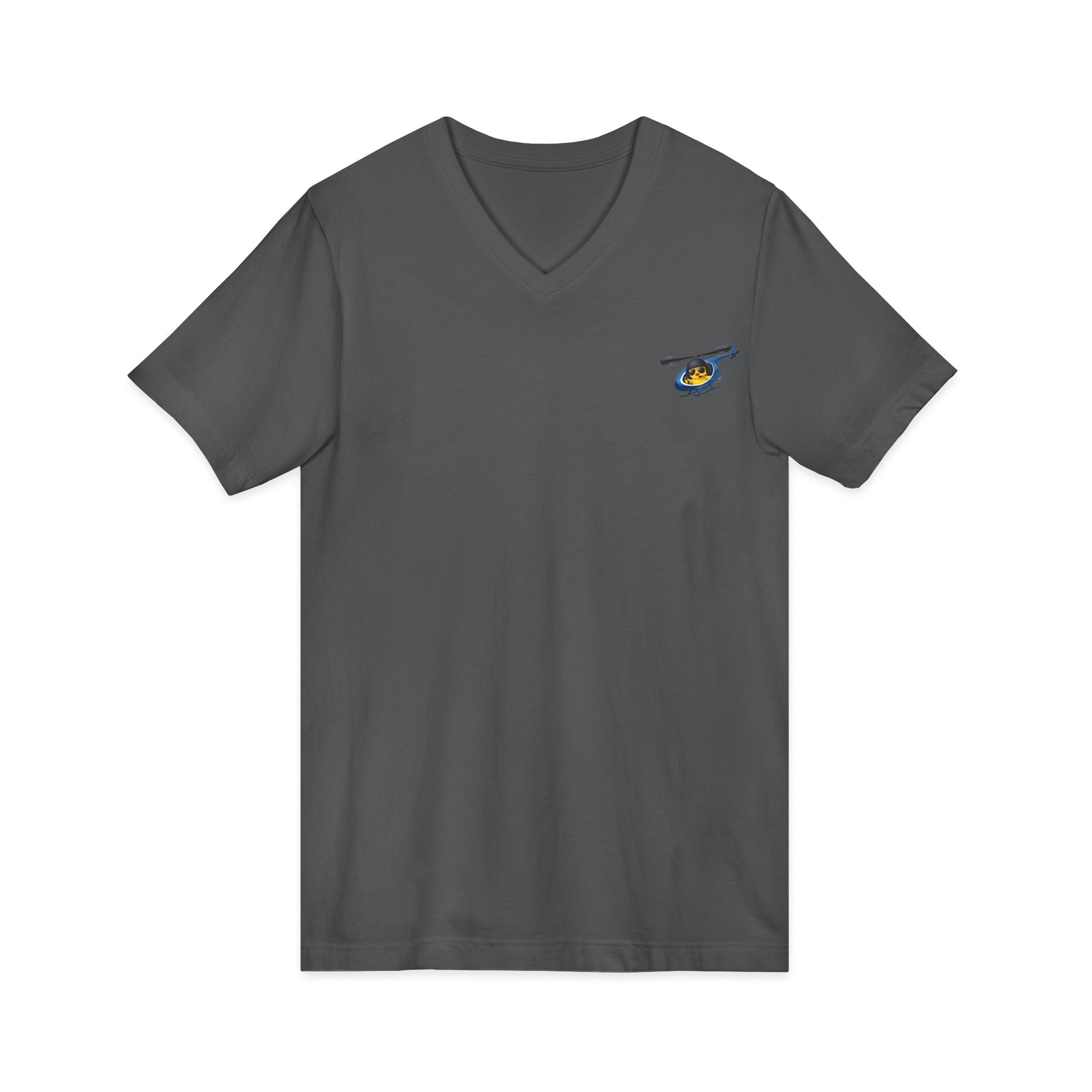 Flying Heli-Chick V-Neck Tee