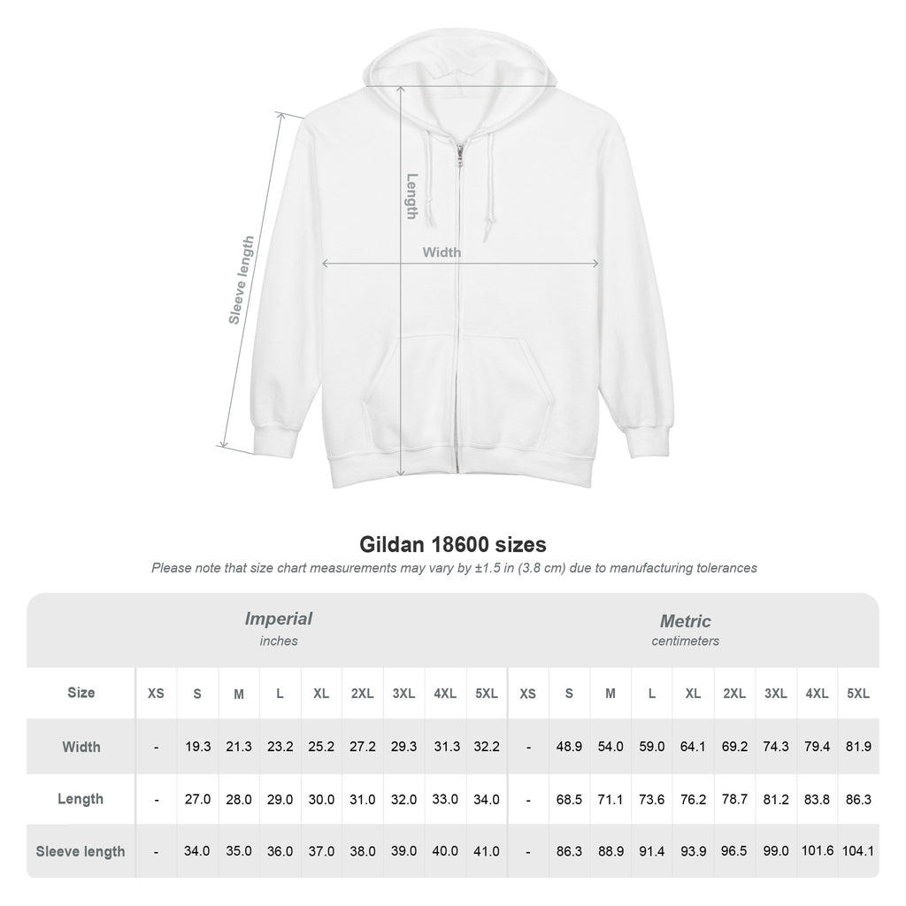 Zip Hoodie with Embroidered A&P Logo - Casual Unisex Full-Zip Sweatshirt