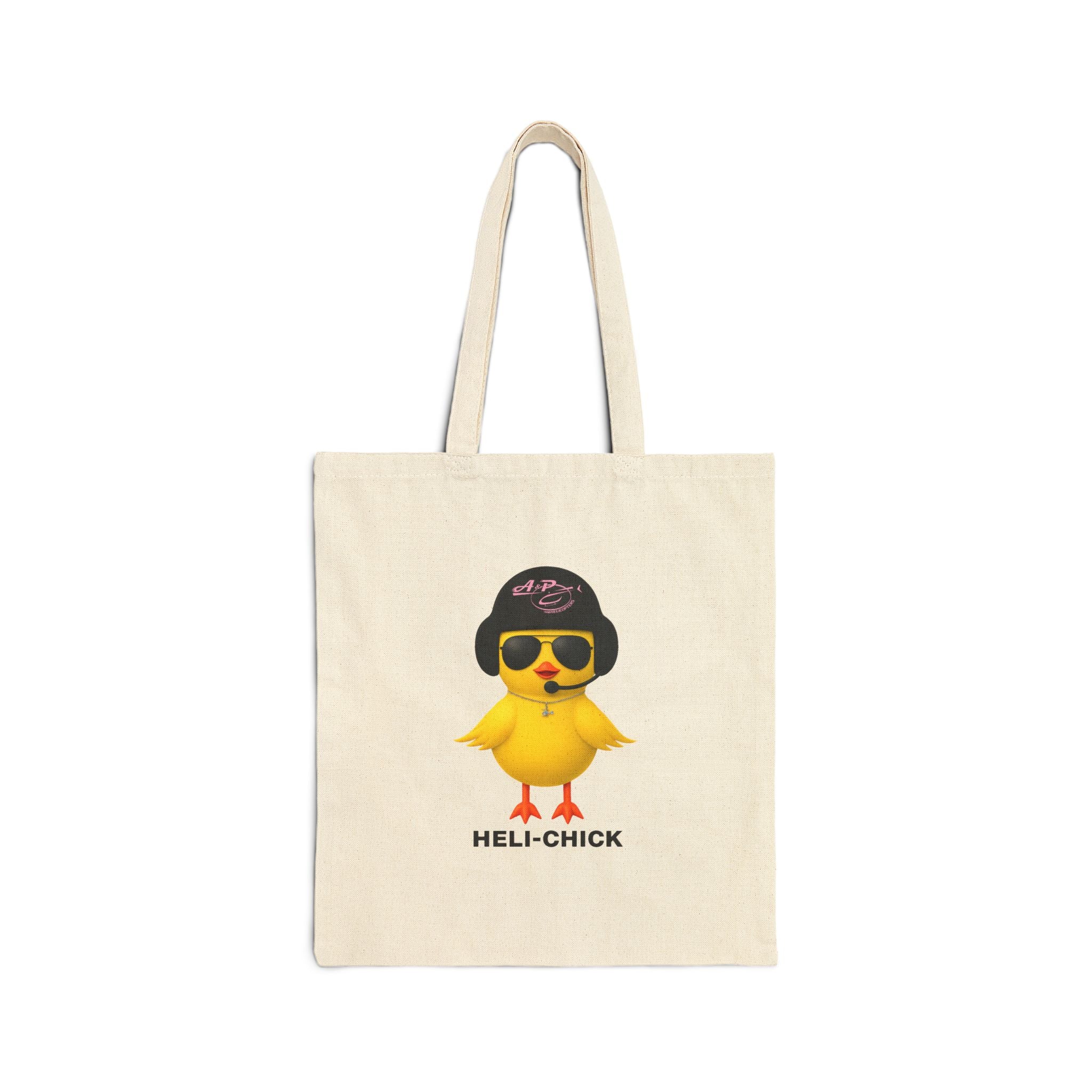Heli-Chick Cotton Canvas Tote Bag