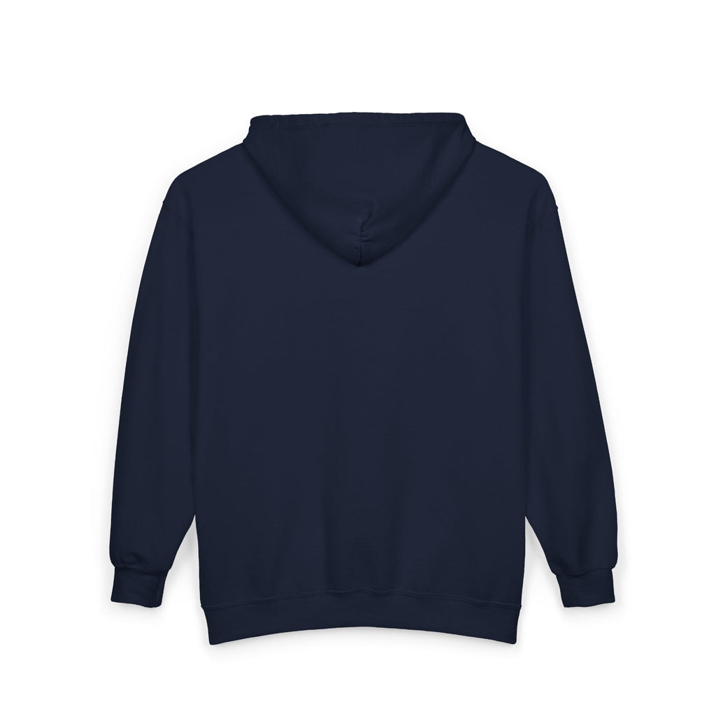Zip Hoodie with Embroidered A&P Logo - Casual Unisex Full-Zip Sweatshirt