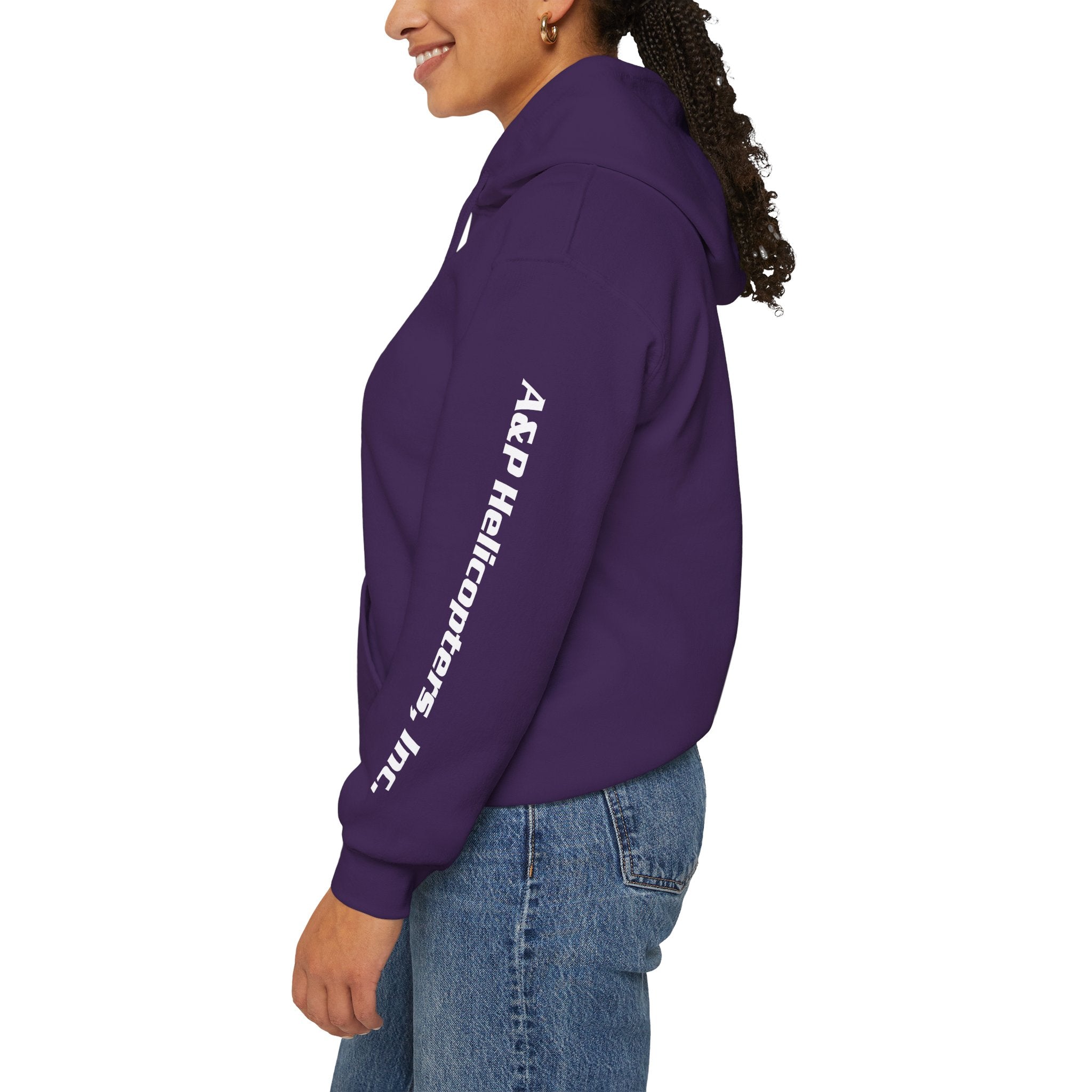 Unisex Heavy Blend™ Hooded Sweatshirt w/Arm Branding