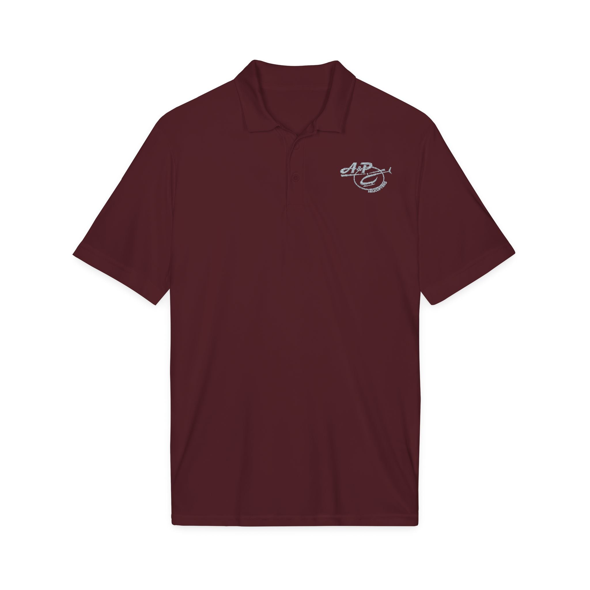 Women's Embroidered Logo (Gray) Sport Polo