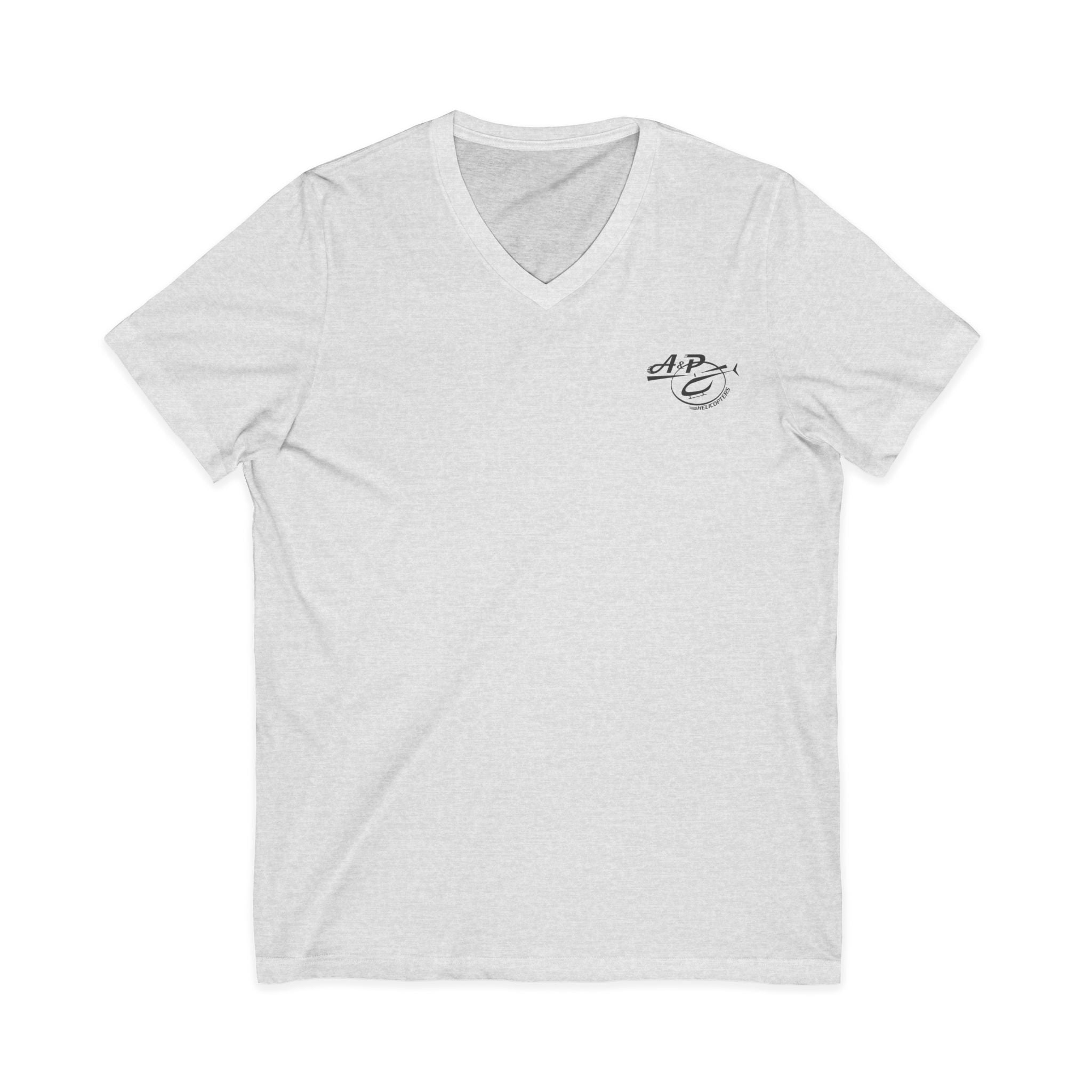 Dark Gray Logo V-Neck Tee